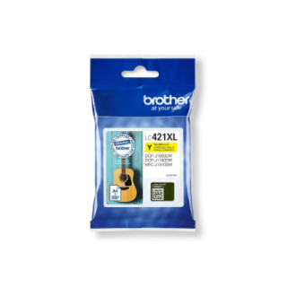 Brother LC421XLY Ink Cartridge, Yellow | Brother LC421XLY | Ink Cartridge | Yellow Brother LC421XLY Ink Cartridge, Yellow | Brother LC421XLY | Ink Cartridge | Yellow