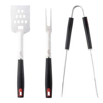 Adler | Grill Utensil Set with Carrying Case | AD 6727 | Grill Cutlery Set | 4 pc(s) | Stainless Steel/Black Adler | Grill Utensil Set with Carrying Case | AD 6727 | Grill Cutlery Set | 4 pc(s) | Stainless Steel/Black