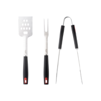 Adler | Grill Utensil Set with Carrying Case | AD 6727 | Grill Cutlery Set | 4 pc(s) | Stainless Steel/Black Adler | Grill Utensil Set with Carrying Case | AD 6727 | Grill Cutlery Set | 4 pc(s) | Stainless Steel/Black
