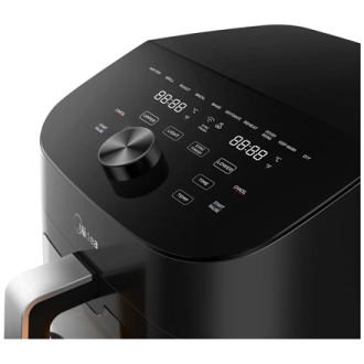 Midea Two Zone Airfryer | MAD1100DADK | Power 1850 W | Capacity 4.4/6.4 L | Rapid Air technology | Black Midea Two Zone Airfryer | MAD1100DADK | Power 1850 W | Capacity 4.4/6.4 L | Rapid Air technology | Black