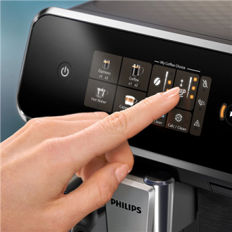 Philips | Espresso Coffee Maker | EP2334/10 | Pump pressure 15 bar | Built-in milk frother | Fully Automatic | 1500 W | Black Philips | Espresso Coffee Maker | EP2334/10 | Pump pressure 15 bar | Built-in milk frother | Fully Automatic | 1500 W | Black