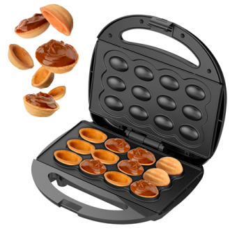 Adler Nut Cookie Maker | AD 3071 | 750 W | Number of pastry 12 | Nuts | Black Adler Nut Cookie Maker | AD 3071 | 750 W | Number of pastry 12 | Nuts | Black