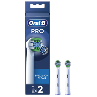 Oral-B | Precision Clean Brush Set | EB20RX-2 | Heads | For adults | Number of brush heads included 2 | White Oral-B | Precision Clean Brush Set | EB20RX-2 | Heads | For adults | Number of brush heads included 2 | White