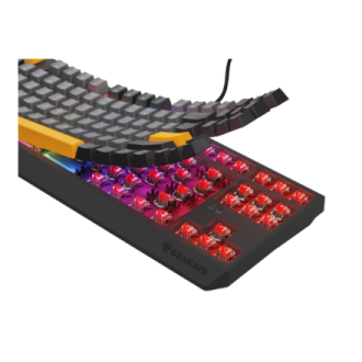 Genesis | THOR 230 TKL | Mechanical Gaming Keyboard | Wired | US | Outemu Red | Anchor Gray Negative Genesis | THOR 230 TKL | Mechanical Gaming Keyboard | Wired | US | Outemu Red | Anchor Gray Negative