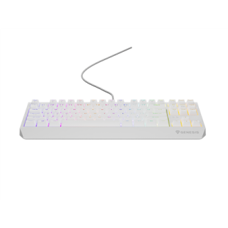 Genesis | THOR 230 | Mechanical Gaming Keyboard | Wired | US | Outemu Brown | White Genesis | THOR 230 | Mechanical Gaming Keyboard | Wired | US | Outemu Brown | White
