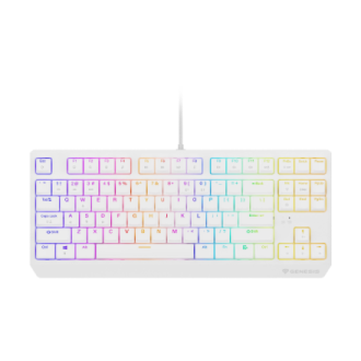 Genesis | THOR 230 | Mechanical Gaming Keyboard | Wired | US | Outemu Brown | White Genesis | THOR 230 | Mechanical Gaming Keyboard | Wired | US | Outemu Brown | White