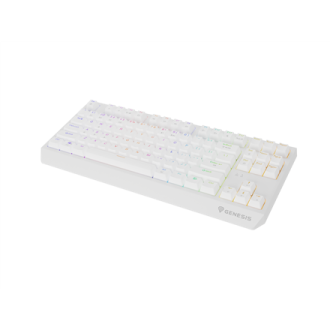 Genesis | THOR 230 | Mechanical Gaming Keyboard | Wireless | US | Outemu Red | White Genesis | THOR 230 | Mechanical Gaming Keyboard | Wireless | US | Outemu Red | White