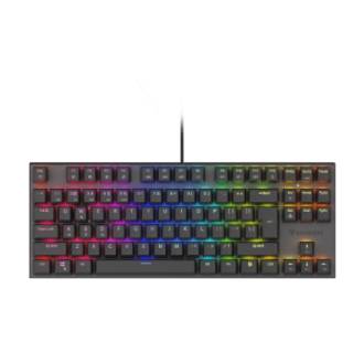 Genesis | THOR 303 | Mechanical Gaming Keyboard | Wired | US | Outemu Peach Silent | Black Genesis | THOR 303 | Mechanical Gaming Keyboard | Wired | US | Outemu Peach Silent | Black