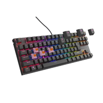 Genesis | THOR 303 | Mechanical Gaming Keyboard | Wired | US | Outemu Peach Silent | Black Genesis | THOR 303 | Mechanical Gaming Keyboard | Wired | US | Outemu Peach Silent | Black