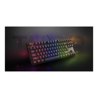 Genesis | THOR 303 | Mechanical Gaming Keyboard | Wired | US | Outemu Peach Silent | Black Genesis | THOR 303 | Mechanical Gaming Keyboard | Wired | US | Outemu Peach Silent | Black