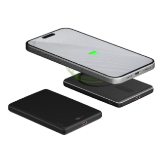 Goobay Magnetic Wireless Power Bank | 70182 | 5000 mAh | USB-C | Black Goobay Magnetic Wireless Power Bank | 70182 | 5000 mAh | USB-C | Black
