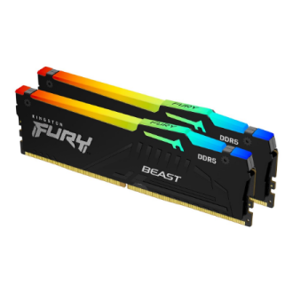Kingston | Fury Beast | 32 Kit (16GBx2) GB | DDR5 | 6400 MHz | PC/server | Registered No | ECC No Kingston | Fury Beast | 32 Kit (16GBx2) GB | DDR5 | 6400 MHz | PC/server | Registered No | ECC No