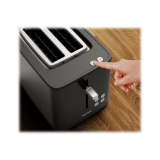 TEFAL Toaster | TT6408 | Power 850 W | Number of slots 2 | Housing material Plastic | Black TEFAL Toaster | TT6408 | Power 850 W | Number of slots 2 | Housing material Plastic | Black
