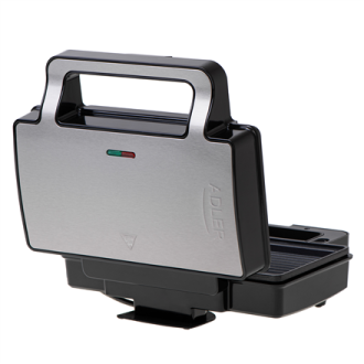 Adler Sandwich maker 2 in 1 | AD 3073 | 1000 W | Number of plates 2 | Stainless Steel/Black Adler Sandwich maker 2 in 1 | AD 3073 | 1000 W | Number of plates 2 | Stainless Steel/Black