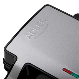 Adler Sandwich maker 2 in 1 | AD 3073 | 1000 W | Number of plates 2 | Stainless Steel/Black Adler Sandwich maker 2 in 1 | AD 3073 | 1000 W | Number of plates 2 | Stainless Steel/Black