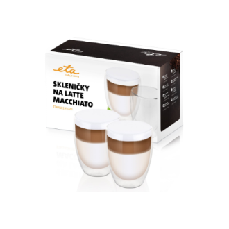 ETA | Latte Macchiato Glasses | ETA418193020 | For coffee | 2 pc(s) | Dishwasher proof ETA | Latte Macchiato Glasses | ETA418193020 | For coffee | 2 pc(s) | Dishwasher proof