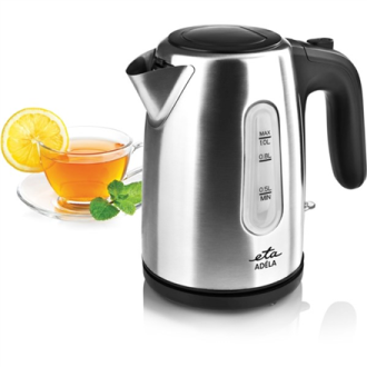 ETA Kettle | ETA160490000 AD LA | Electric | 1600 W | 1 L | Stainless Steel | 360 rotational base | Stainless Steel ETA Kettle | ETA160490000 AD LA | Electric | 1600 W | 1 L | Stainless Steel | 360 rotational base | Stainless Steel