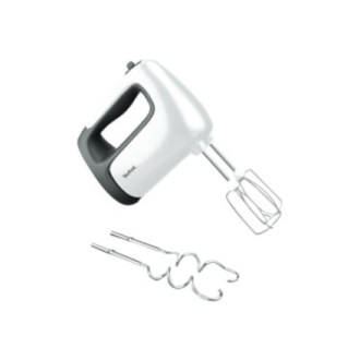 TEFAL | Hand mixer | HT461138 Prep'Mix+ | Hand Mixer | 500 W | Number of speeds 5 | Turbo mode | White/Grey TEFAL | Hand mixer | HT461138 Prep'Mix+ | Hand Mixer | 500 W | Number of speeds 5 | Turbo mode | White/Grey