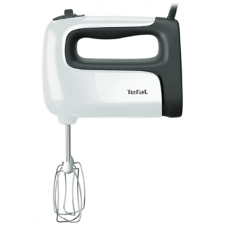 TEFAL | Hand mixer | HT461138 Prep'Mix+ | Hand Mixer | 500 W | Number of speeds 5 | Turbo mode | White/Grey TEFAL | Hand mixer | HT461138 Prep'Mix+ | Hand Mixer | 500 W | Number of speeds 5 | Turbo mode | White/Grey