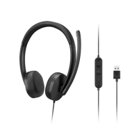 Lenovo Headset | USB-A Stereo Gen 2 | Built-in microphone | Wired | Black Lenovo Headset | USB-A Stereo Gen 2 | Built-in microphone | Wired | Black