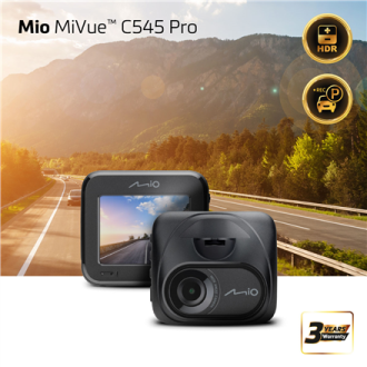 Mio | Dash Cam with HDR | MiVue C545Pro | 320 x 240 Mio | Dash Cam with HDR | MiVue C545Pro | 320 x 240