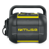 Muse | Jobsite Radio | M-968 BTY | 40 W | Waterproof | Bluetooth | Wireless connection | Portable | NFC features | Black/Yellow Muse | Jobsite Radio | M-968 BTY | 40 W | Waterproof | Bluetooth | Wireless connection | Portable | NFC features | Black/Yellow