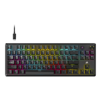 Corsair K70 CORE TKL | Tenkeyless Mechanical Gaming Keyboard | Wired | NA | MLX RED | Black Corsair K70 CORE TKL | Tenkeyless Mechanical Gaming Keyboard | Wired | NA | MLX RED | Black