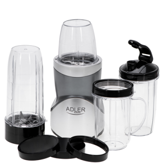 Adler Blender Smoothie Set | AD 4084 | Tabletop | 1200 W | Jar material BPA-Free | Jar capacity 0.3+0.5+0.5+0.7 L | Ice crushing Adler Blender Smoothie Set | AD 4084 | Tabletop | 1200 W | Jar material BPA-Free | Jar capacity 0.3+0.5+0.5+0.7 L | Ice crushing