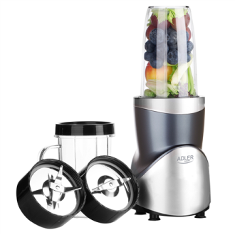 Adler Blender Smoothie Set | AD 4084 | Tabletop | 1200 W | Jar material BPA-Free | Jar capacity 0.3+0.5+0.5+0.7 L | Ice crushing Adler Blender Smoothie Set | AD 4084 | Tabletop | 1200 W | Jar material BPA-Free | Jar capacity 0.3+0.5+0.5+0.7 L | Ice crushing