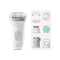 Braun | Epilator | Silk- pil SE7-081 | Operating time (max) 40 min | Number of power levels 1 | Wet & Dry | White