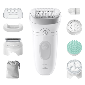 Braun | Epilator | Silk- pil SE7-081 | Operating time (max) 40 min | Number of power levels 1 | Wet & Dry | White Braun | Epilator | Silk- pil SE7-081 | Operating time (max) 40 min | Number of power levels 1 | Wet & Dry | White