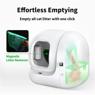 PETKIT | PURA MAX 2 Self-Cleaning Cat Litter, Green + Magnetic Cat Litter Remover for Tofu Litter | P99022