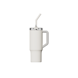 Xiaomi | Straw Mug | Capacity 1 L | Material Stainless steel | White Xiaomi | Straw Mug | Capacity 1 L | Material Stainless steel | White