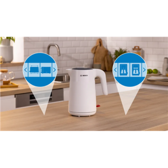 Bosch Kettle | TWK2M161 MyMoment | Electric | 2400 W | 1.7 L | Plastic | 360 rotational base | White Bosch Kettle | TWK2M161 MyMoment | Electric | 2400 W | 1.7 L | Plastic | 360 rotational base | White