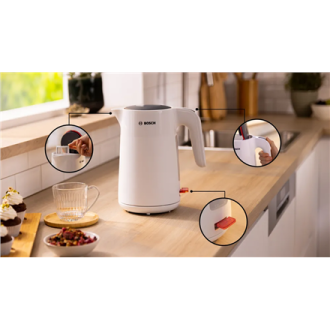 Bosch Kettle | TWK2M161 MyMoment | Electric | 2400 W | 1.7 L | Plastic | 360 rotational base | White Bosch Kettle | TWK2M161 MyMoment | Electric | 2400 W | 1.7 L | Plastic | 360 rotational base | White