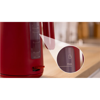 Bosch Kettle | TWK2M164 MyMoment | Electric | 2400 W | 1.7 L | Plastic | 360 rotational base | Red Bosch Kettle | TWK2M164 MyMoment | Electric | 2400 W | 1.7 L | Plastic | 360 rotational base | Red