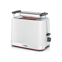 Bosch Compact Toaster | TAT3M121 MyMoment | Number of slots 2 | Housing material Plastic | White Bosch Compact Toaster | TAT3M121 MyMoment | Number of slots 2 | Housing material Plastic | White