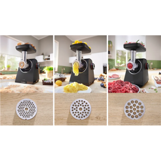 Bosch Food Mincer | MFWS430B | Black | Number of speeds 2 | Throughput (kg/min) 2.5 Bosch Food Mincer | MFWS430B | Black | Number of speeds 2 | Throughput (kg/min) 2.5