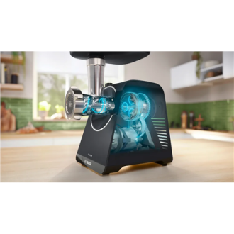Bosch Food Mincer | MFWS430B | Black | Number of speeds 2 | Throughput (kg/min) 2.5 Bosch Food Mincer | MFWS430B | Black | Number of speeds 2 | Throughput (kg/min) 2.5