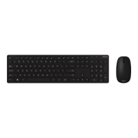 Asus W5000 | Keyboard and Mouse Set | Wireless | US | Black Asus W5000 | Keyboard and Mouse Set | Wireless | US | Black