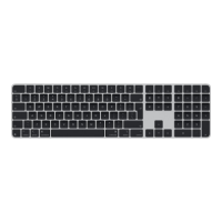 Apple Magic Keyboard with Touch ID and Numeric Keypad for Mac models with Apple silicon | Keyboard | Wireless | English | Black Apple Magic Keyboard with Touch ID and Numeric Keypad for Mac models with Apple silicon | Keyboard | Wireless | English | Black