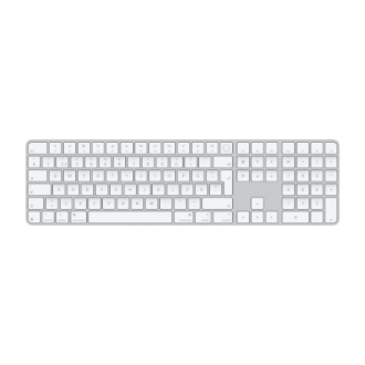 Apple Magic Keyboard with Touch ID and Numeric Keypad | Keyboard | Wireless | Swedish | White Apple Magic Keyboard with Touch ID and Numeric Keypad | Keyboard | Wireless | Swedish | White