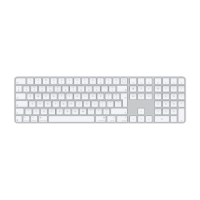 Apple Magic Keyboard with Touch ID and Numeric Keypad | Keyboard | Wireless | English | White Apple Magic Keyboard with Touch ID and Numeric Keypad | Keyboard | Wireless | English | White