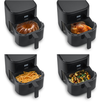 Caso Designer Air Fryer | AirFry 6.0 | Power 1700 W | Capacity 6 L | Black Caso Designer Air Fryer | AirFry 6.0 | Power 1700 W | Capacity 6 L | Black