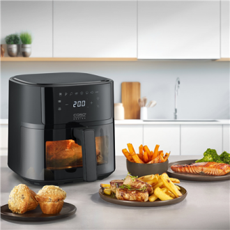 Caso Designer Air Fryer | AirFry 6.0 | Power 1700 W | Capacity 6 L | Black Caso Designer Air Fryer | AirFry 6.0 | Power 1700 W | Capacity 6 L | Black