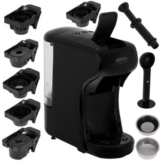 Camry | Multi-capsule espresso machine | CR 4414bb | Pump pressure 19 bar | Capsule | 1450 W | Black Camry | Multi-capsule espresso machine | CR 4414bb | Pump pressure 19 bar | Capsule | 1450 W | Black