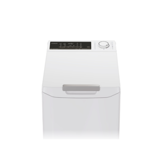 Candy | Washing Machine | TCA264TM5-S | Energy efficiency class A | Top loading | Washing capacity 6 kg | 1200 RPM | Depth 60 cm Candy | Washing Machine | TCA264TM5-S | Energy efficiency class A | Top loading | Washing capacity 6 kg | 1200 RPM | Depth 60 cm