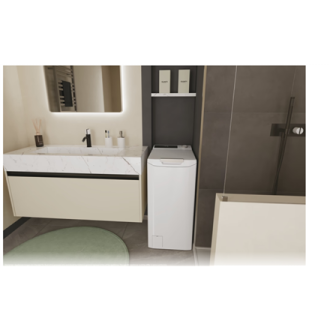 Candy | Washing Machine | TCA264TM5-S | Energy efficiency class A | Top loading | Washing capacity 6 kg | 1200 RPM | Depth 60 cm Candy | Washing Machine | TCA264TM5-S | Energy efficiency class A | Top loading | Washing capacity 6 kg | 1200 RPM | Depth 60 cm