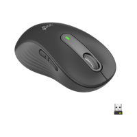 Logitech Signature M650 L Left Wireless Mouse, RF Wireless + Bluetooth, 2000 DPI, Graphite | Logitech Logitech Signature M650 L Left Wireless Mouse, RF Wireless + Bluetooth, 2000 DPI, Graphite | Logitech