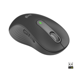 Logitech Signature M650 L Left Wireless Mouse, RF Wireless + Bluetooth, 2000 DPI, Graphite | Logitech Logitech Signature M650 L Left Wireless Mouse, RF Wireless + Bluetooth, 2000 DPI, Graphite | Logitech